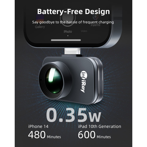 InfiRay P2 Pro Plus �OS Uyumlu Termal Kamera 