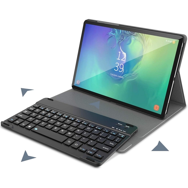 Infiland Galaxy Tab S6 Klavyeli Klf (10.5 in)-Pink