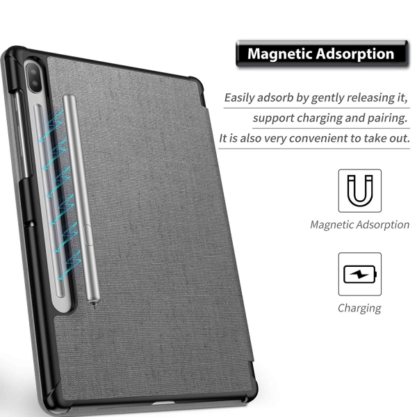 Infiland Samsung Galaxy Tab S6 Klf (10.5 in)-Grey
