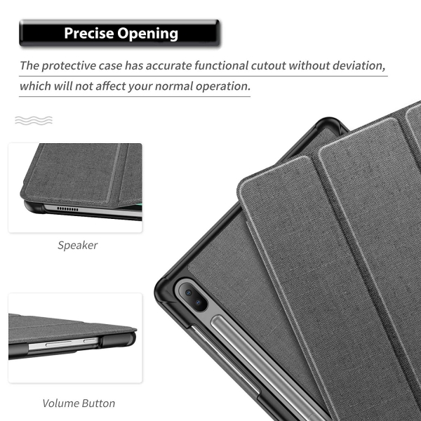 Infiland Samsung Galaxy Tab S6 Klf (10.5 in)-Grey