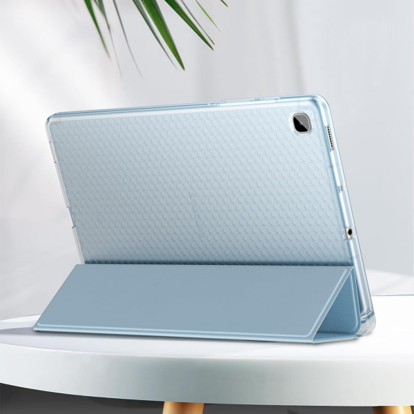Infiland Galaxy Tab S6 Lite Kalem Blmeli Klf (10.4 in)-Midnight Green