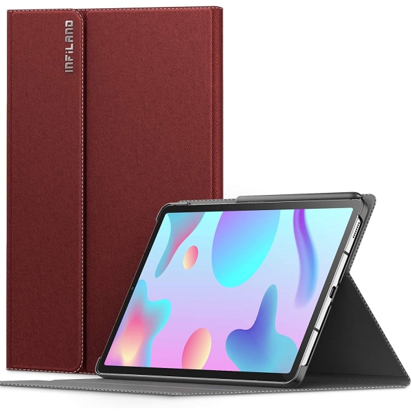 Infiland Galaxy Tab S6 Lite Klf (10.4 in)-Red