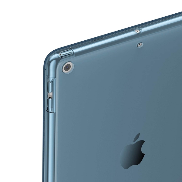 Infiland Apple iPad Kalem Blmeli Klf (9.7 in)-Navy