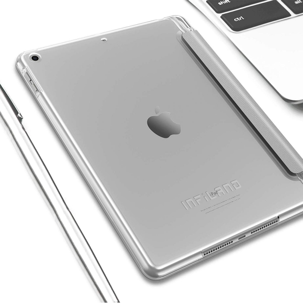 Infiland iPad Kalem B�lmeli K�l�f (10.2 in�)(7.Nesil)-Silver