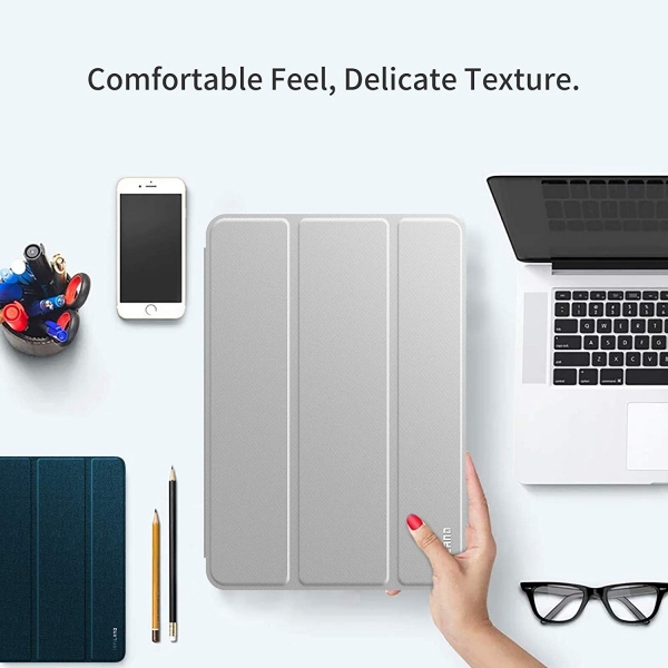 Infiland iPad Kalem B�lmeli K�l�f (10.2 in�)(7.Nesil)-Silver