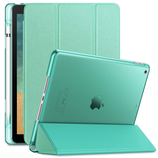 Infiland iPad Kalem B�lmeli K�l�f (10.2 in�)(7.Nesil)-Mint