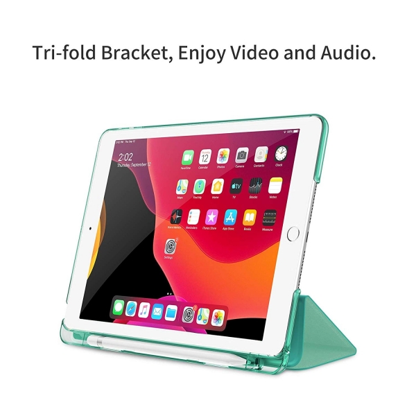 Infiland iPad Kalem B�lmeli K�l�f (10.2 in�)(7.Nesil)-Mint