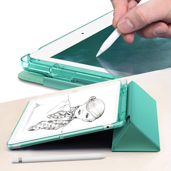 Infiland iPad Kalem B�lmeli K�l�f (10.2 in�)(7.Nesil)-Mint