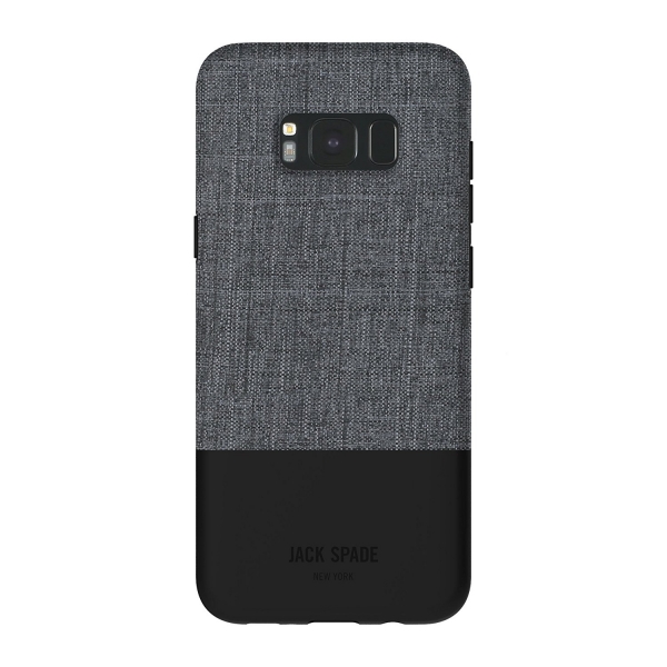 JACK SPADE Samsung Galaxy S8 Plus Klf-Tech Oxford Gray Black