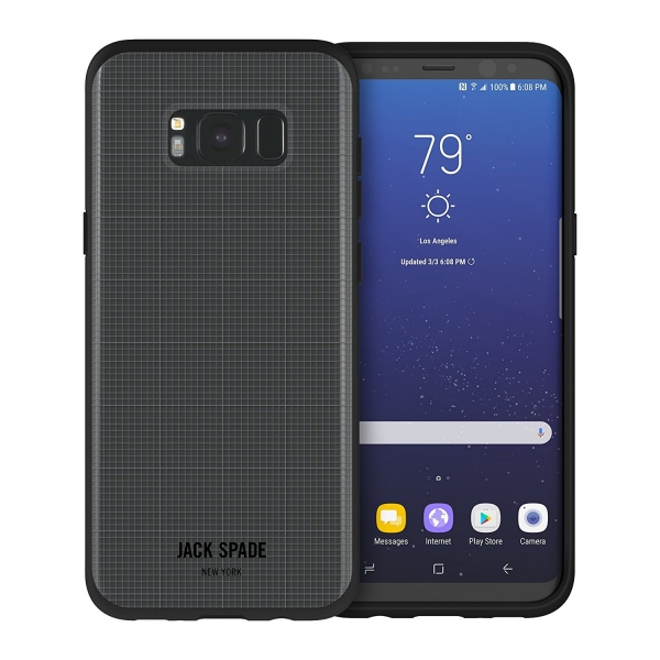 JACK SPADE Samsung Galaxy S8 Plus K�l�f-Graph Check Clear