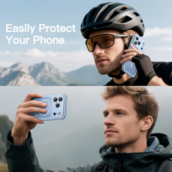 JETech 360 Tam G�vde iPhone 18 Pro Max Manyetik K�l�f-Glacier