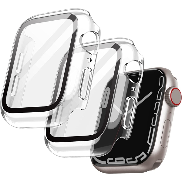 JETech Apple Watch 9/8/7 45mm Bumper Klf-Clear