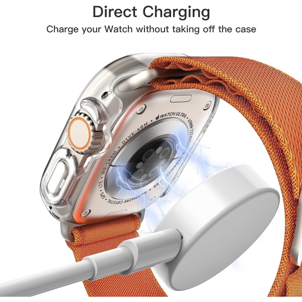 JETech Apple Watch Ultra 49mm Bumper Klf-Clear