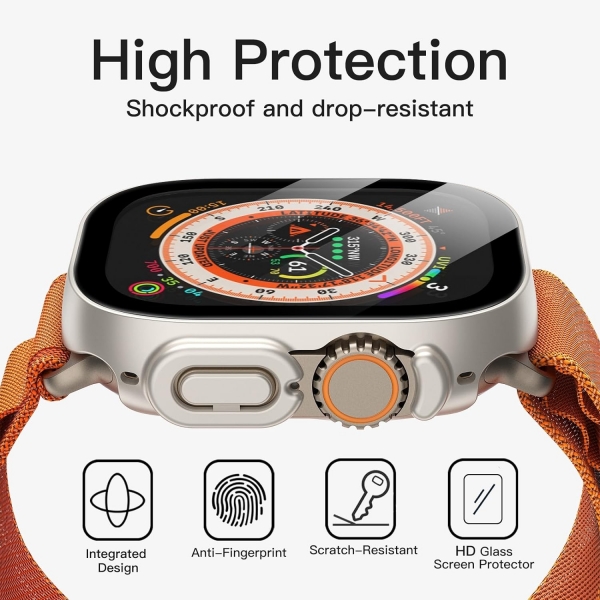 JETech Apple Watch Ultra 49mm Bumper Klf-Starlight
