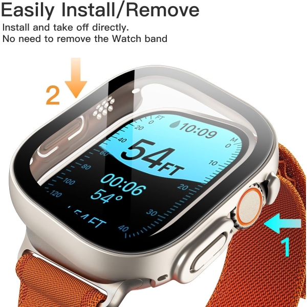 JETech Apple Watch Ultra 49mm Bumper Klf-Starlight