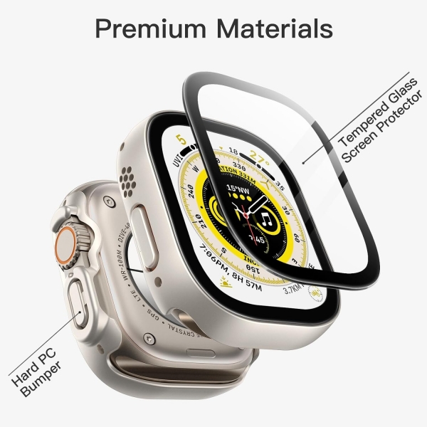 JETech Apple Watch Ultra 49mm Bumper Klf-Starlight