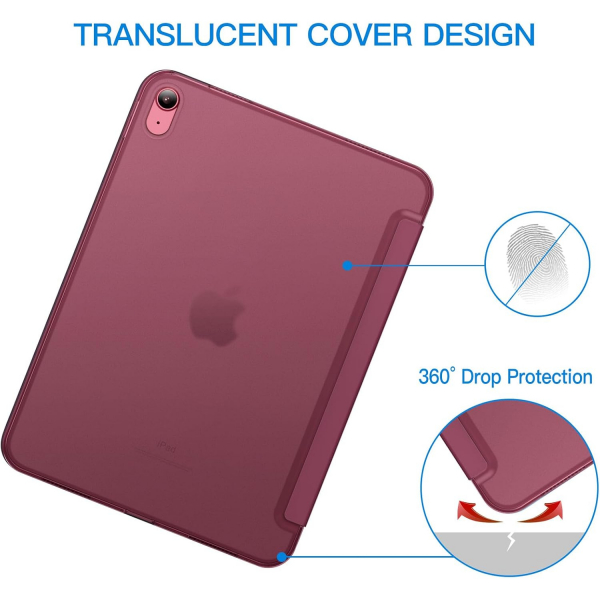 JETech Apple iPad A16 nce Klf (10/11.Nesil)-Wine