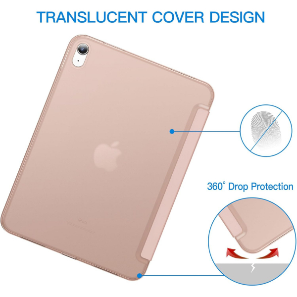 JETech Apple iPad A16 nce Klf (10/11.Nesil)-Rose Gold