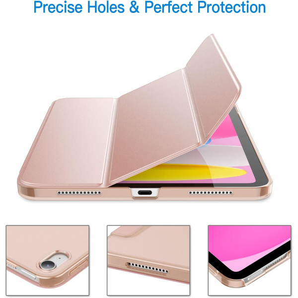 JETech Apple iPad A16 nce Klf (10/11.Nesil)-Rose Gold