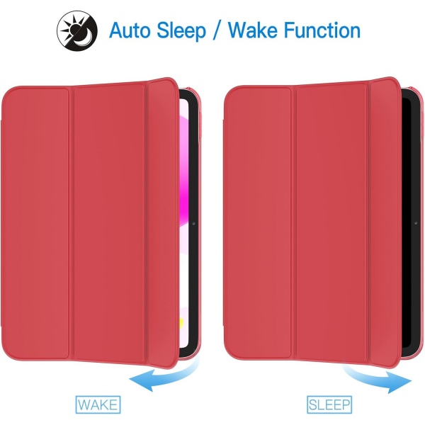 JETech Apple iPad A16 nce Klf (10/11.Nesil)-Red