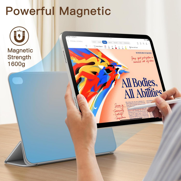 JETech Apple iPad A16 Manyetik Klf (10/11.Nesil)-Silver