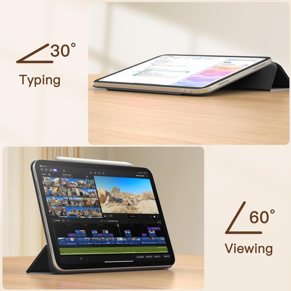 JETech Apple iPad A16 Manyetik Klf (10/11.Nesil)-Black