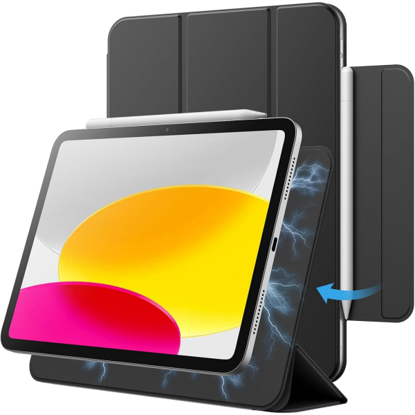 JETech Apple iPad A16 Manyetik Klf (10/11.Nesil)-Black