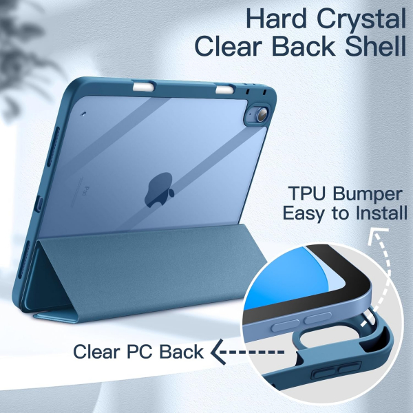 JETech Apple iPad A16 Standl Klf (10/11.Nesil)-Teal