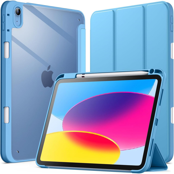 JETech Apple iPad A16 Standl Klf (10/11.Nesil)-Sky Blue