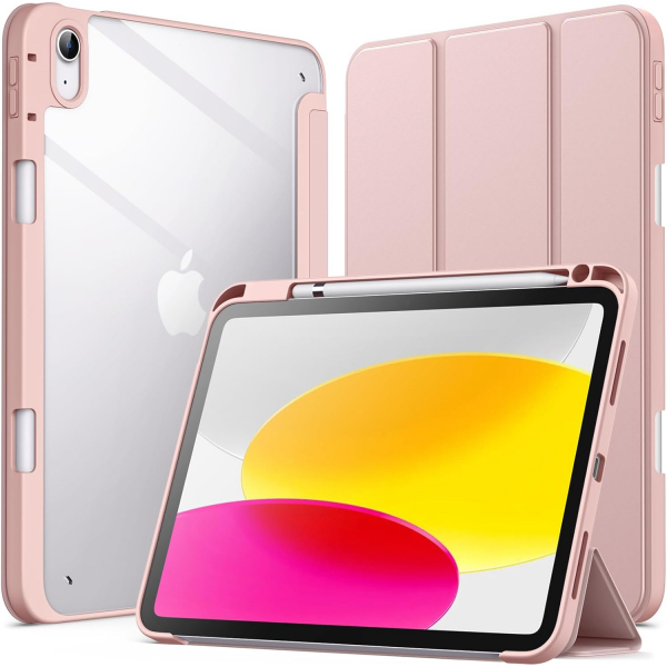 JETech Apple iPad A16 Standl Klf (10/11.Nesil)-Rose Gold