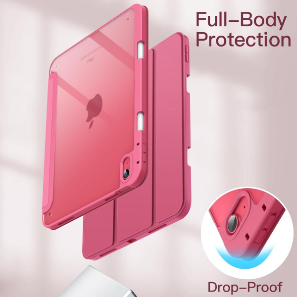 JETech Apple iPad A16 Standl Klf (10/11.Nesil)-Pink