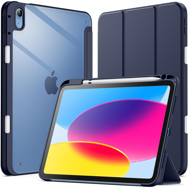 JETech Apple iPad A16 Standl Klf (10/11.Nesil)-Navy Blue