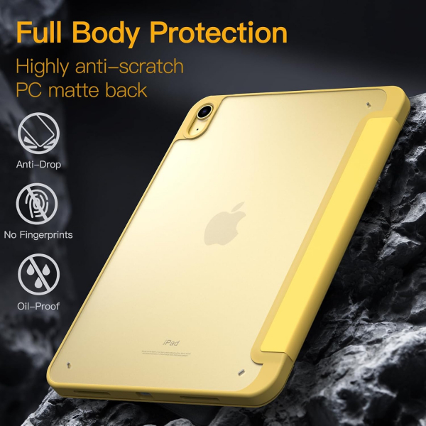 JETech Apple iPad A16 Mat Klf (10/11.Nesil)-Yellow