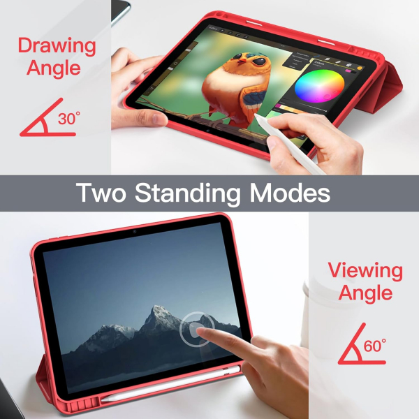 JETech Apple iPad A16 Mat Klf (10/11.Nesil)-Watermelon