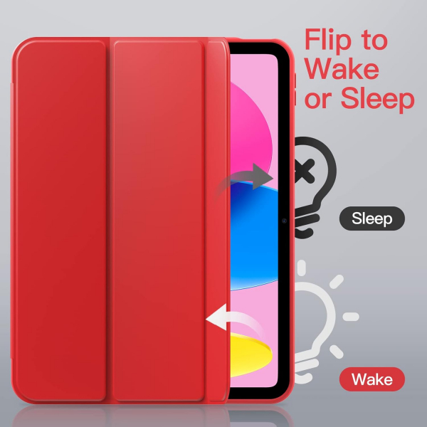 JETech Apple iPad A16 Mat Klf (10/11.Nesil)-Watermelon