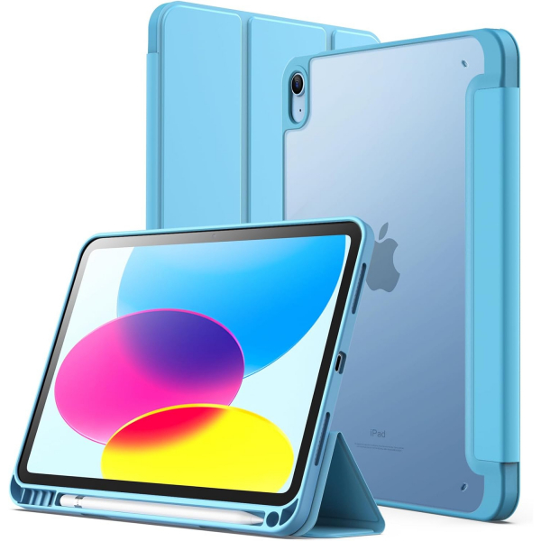 JETech Apple iPad A16 Mat Klf (10/11.Nesil)-Sky Blue