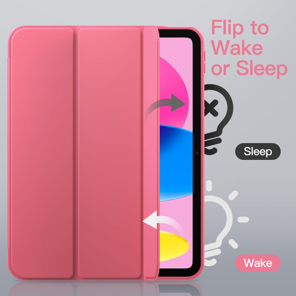 JETech Apple iPad A16 Mat Klf (10/11.Nesil)-Pink