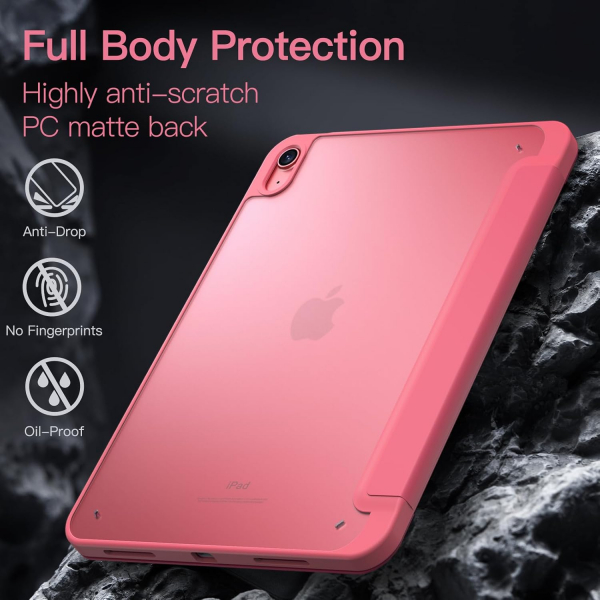 JETech Apple iPad A16 Mat Klf (10/11.Nesil)-Pink