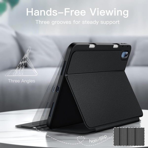 JETech Apple iPad A16 Standl Klf (10/11.Nesil)-Black