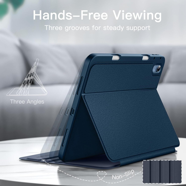 JETech Apple iPad A16 Standl Klf (10/11.Nesil)-Navy