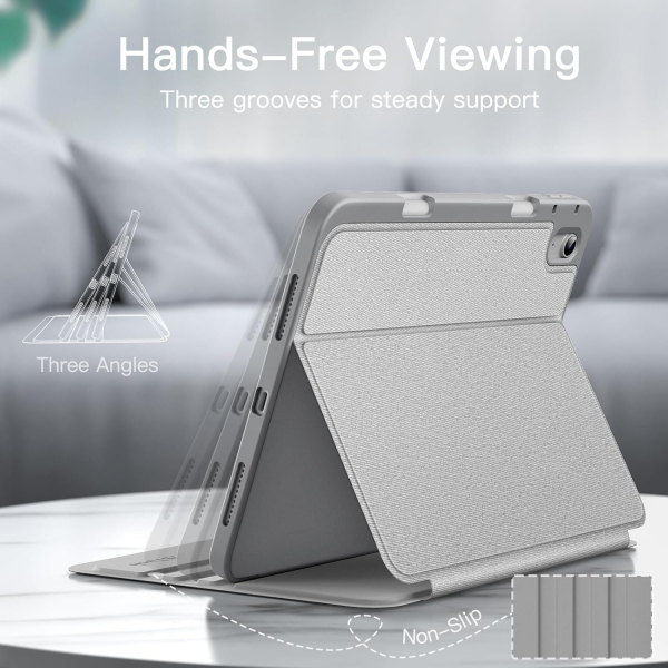 JETech Apple iPad A16 Standl Klf (10/11.Nesil)-Silver