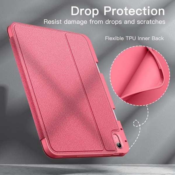 JETech Apple iPad A16 Standl Klf (10/11.Nesil)-Pink