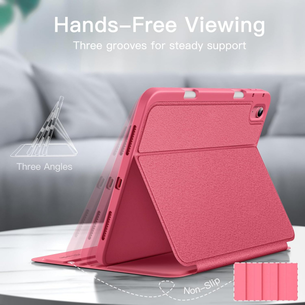 JETech Apple iPad A16 Standl Klf (10/11.Nesil)-Pink