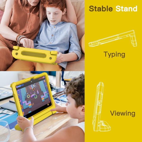 JETech Apple iPad A16 Standl Klf (10/11.Nesil)-Yellow