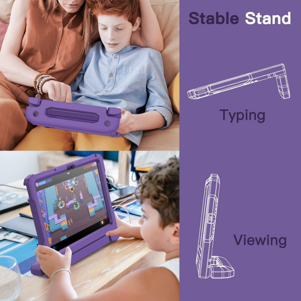 JETech Apple iPad A16 Standl Klf (10/11.Nesil)-Purple