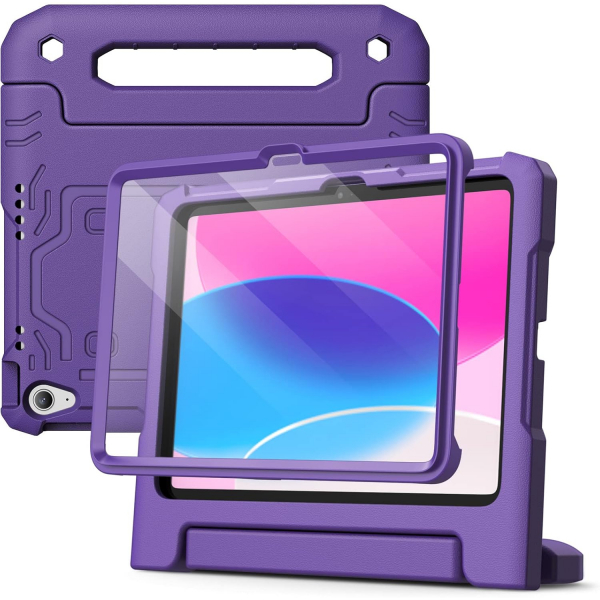 JETech Apple iPad A16 Standl Klf (10/11.Nesil)-Purple