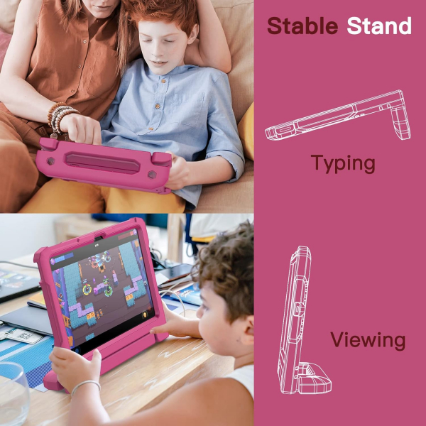 JETech Apple iPad A16 Standl Klf (10/11.Nesil)-Plum