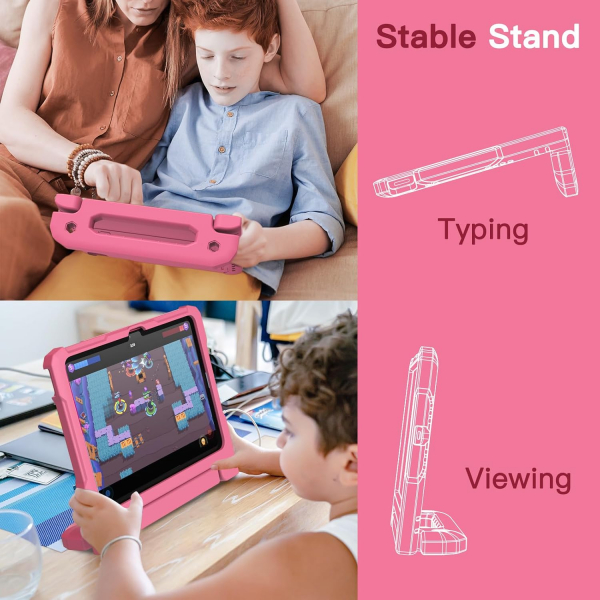 JETech Apple iPad A16 Standl Klf (10/11.Nesil)-Pink