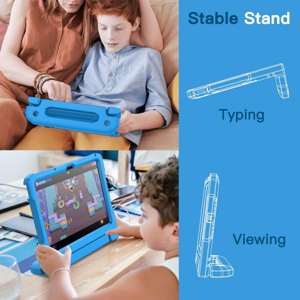 JETech Apple iPad A16 Standl Klf (10/11.Nesil)-Blue