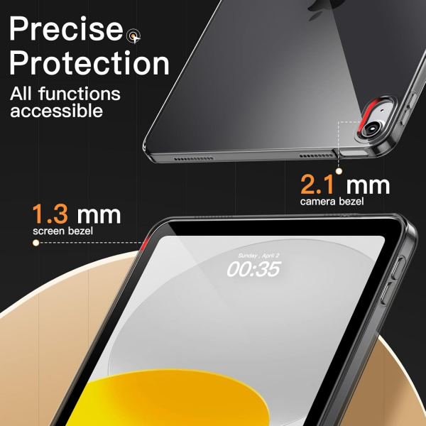 JETech Apple iPad A16 effaf Klf (10/11.Nesil)-Black 